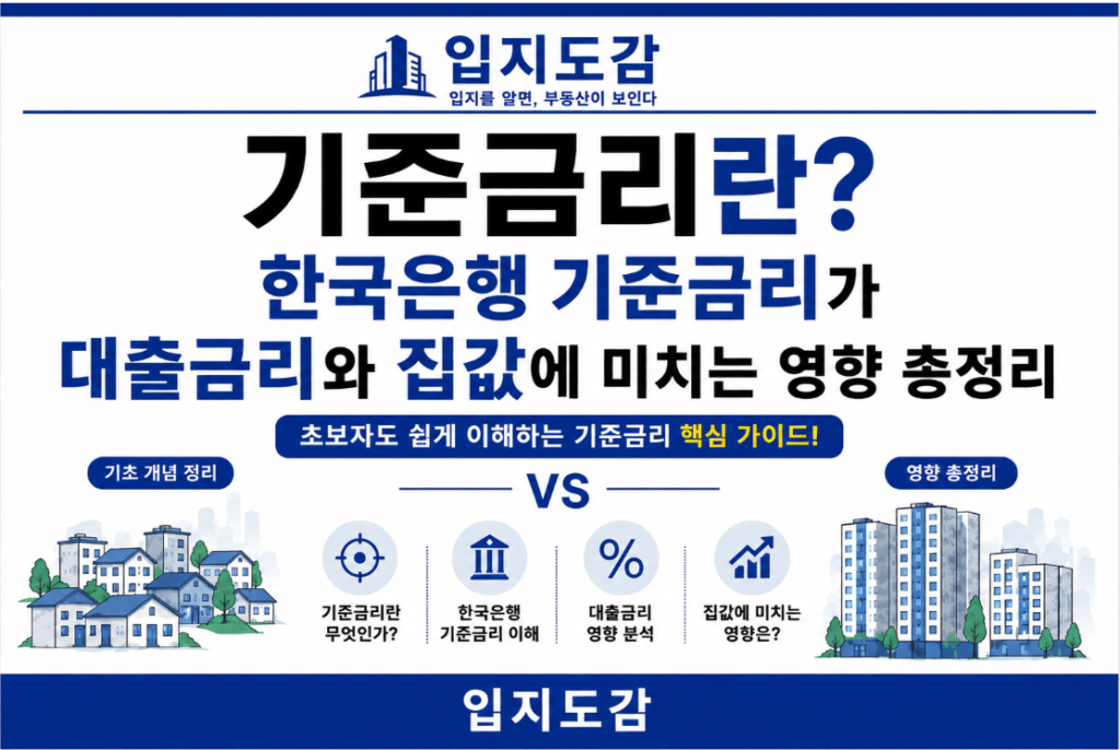 기준금리란? 한국은행 기준금리가 대출금리와 집값에 미치는 영향 총정리 